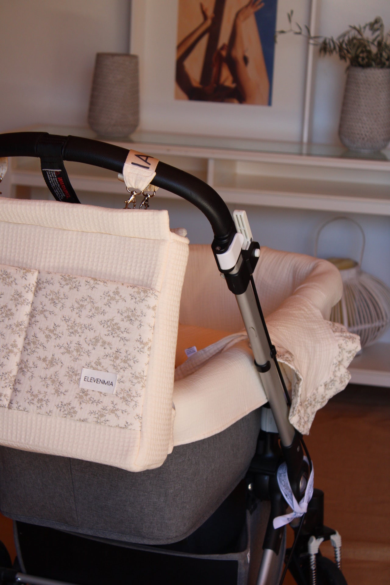 Mochila E-BAG de carro Arpi Crudo + Bolsillo Gasa Mia