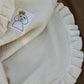 Beige Muslin + Mía Ruffle Cooing