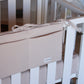 Beige Muslin Crib Organizer