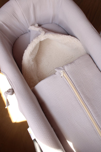 Carrycot Bag Beige Muslin