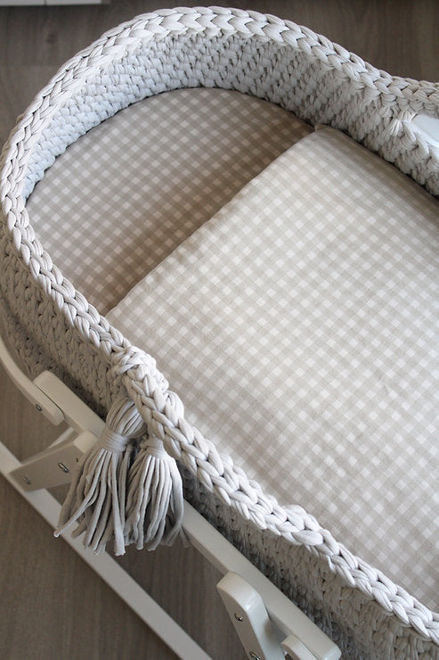 Saco Bajera Mini Cuna 80 x 40	Vichy Bicolor