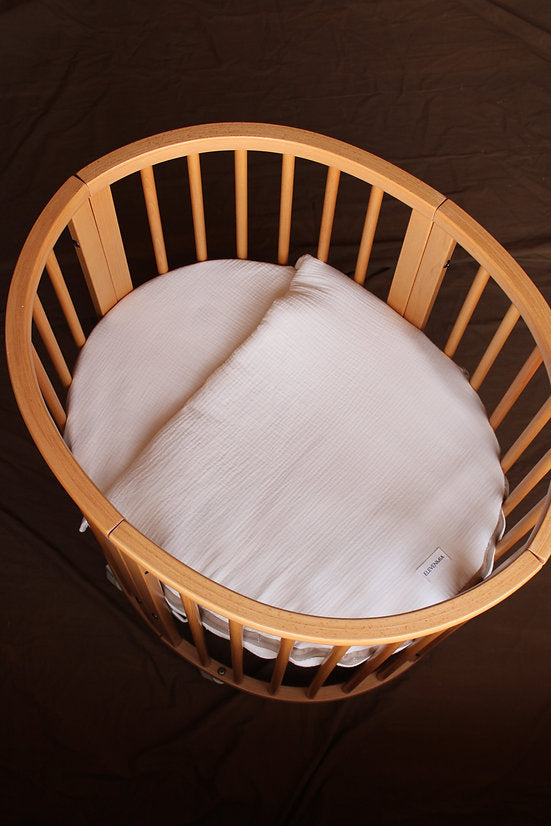 Saco Bajera de MINI CUNA Stokke Gasa Cruda