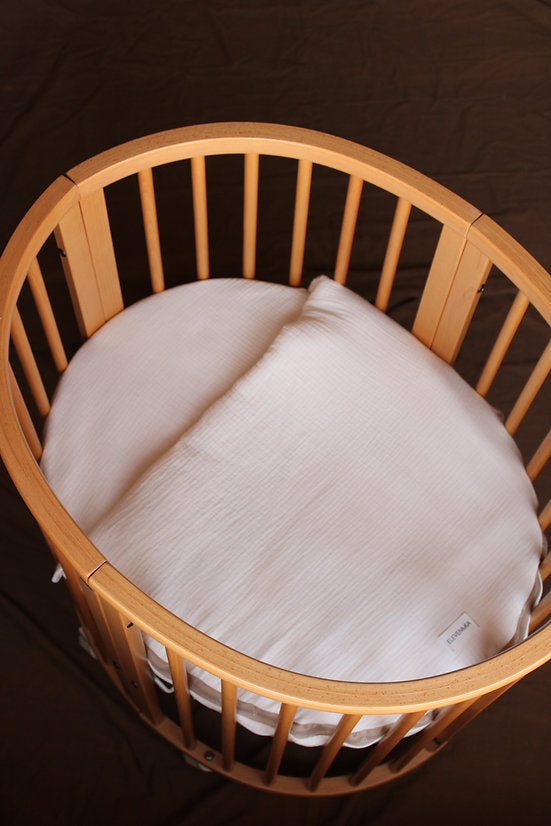 Saco Bajera de MINI CUNA Stokke Gasa Cruda