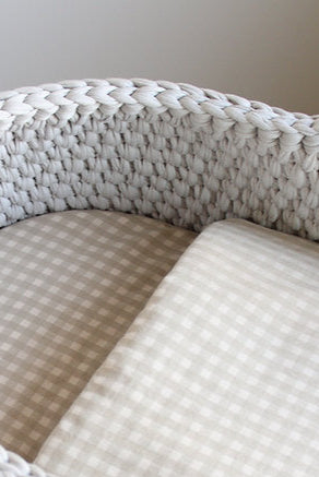 Saco Bajera Mini Cuna 80 x 40	Vichy Bicolor