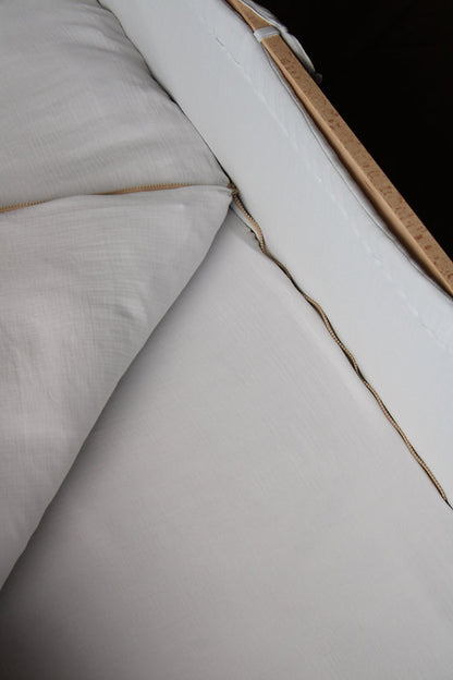 Grey Muslin Matress Crib Bag 70x140