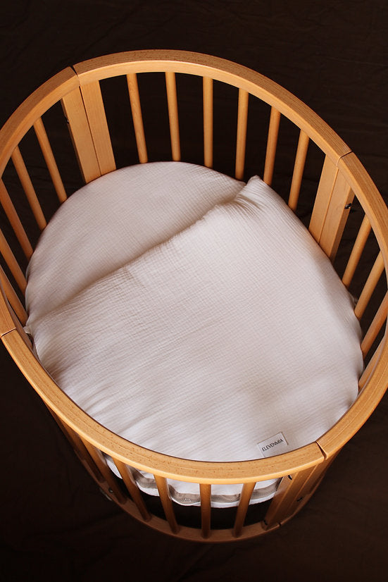 Saco Bajera de MINI CUNA Stokke Gasa Cruda