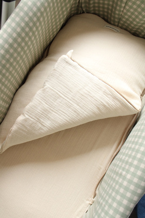 Saco Bajera Cochecito Gasa CRUDA