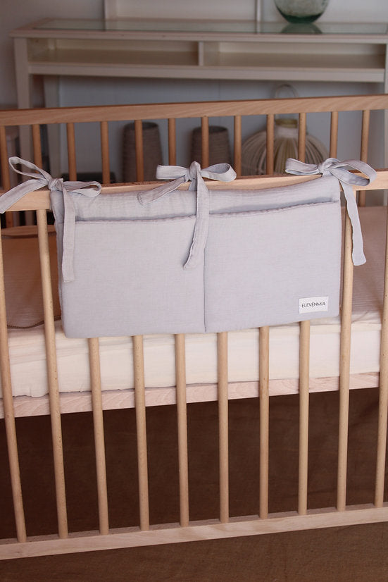 Organizador de cuna Gasa Gris