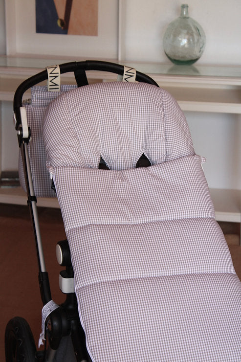 Saco Silla Cochecito Vichy Gris