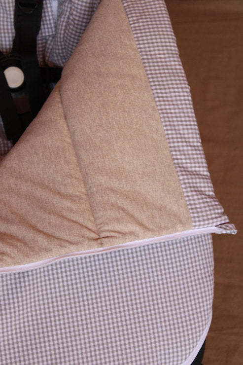 Saco Silla Cochecito Vichy Gris