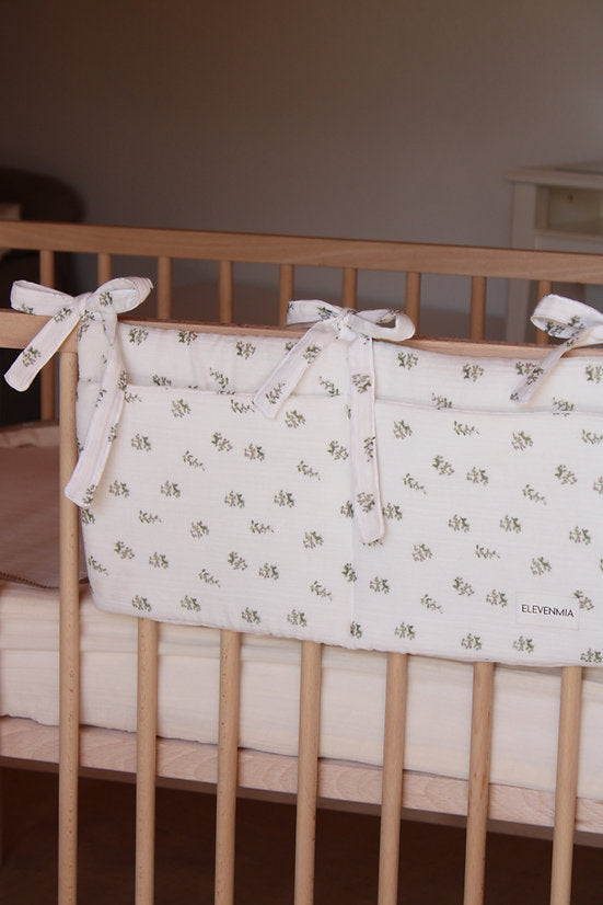 Organizador de cuna Gasa Estampada Flor