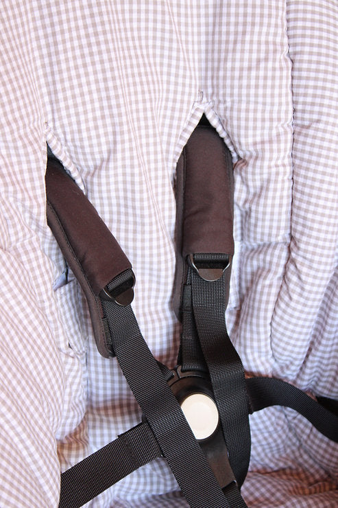 Saco Silla Cochecito Vichy Gris