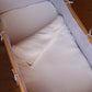 Saco Bajera de Cuna 70 x 140 Gasa Blanca