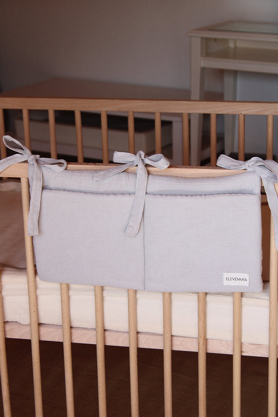 Organizador de cuna Gasa Gris
