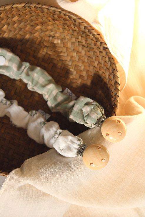 Vichy Mint  Pacifier Holder