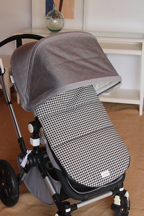 Sac de siège pour poussette classique Vichy