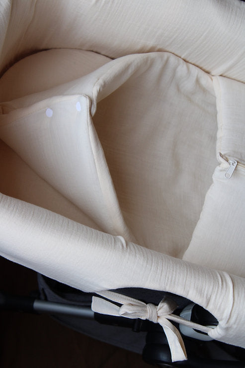 Sac panier en gaze brute