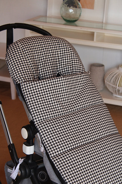 Sac de siège pour poussette classique Vichy