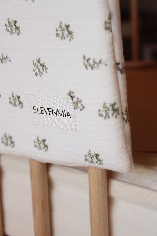 Organizador de cuna Gasa Estampada Flor