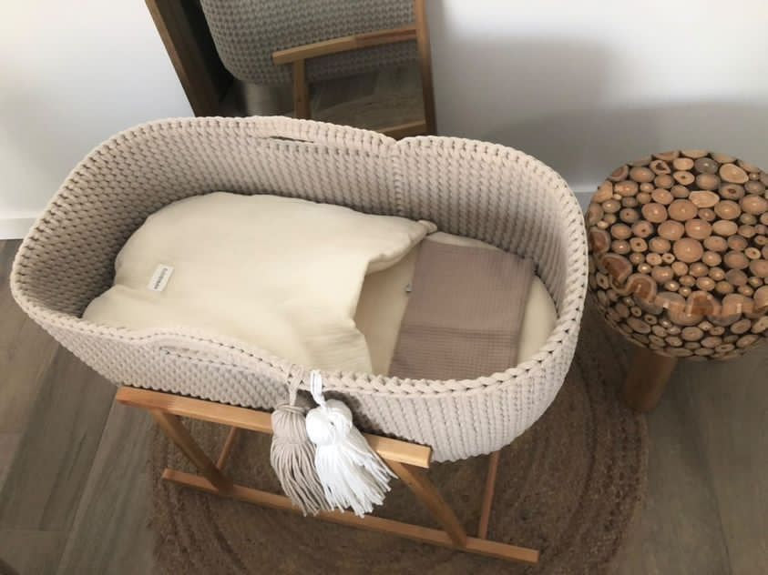 Gaze brute pour berceau/coucou