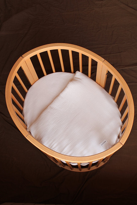 Saco Bajera de MINI CUNA Stokke Gasa Cruda