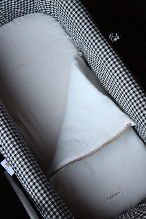 Carrycot Mattress Pad Sack White Muslin