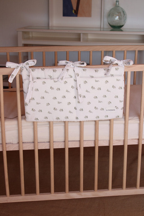 Organizador de cuna Gasa Estampada Flor