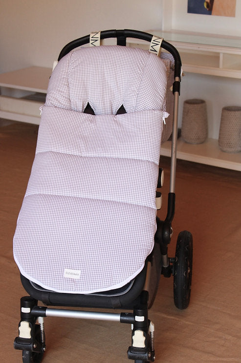 Saco Silla Cochecito Vichy Gris