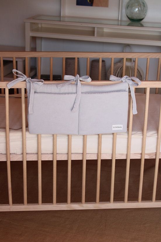 Organizador de cuna Gasa Gris