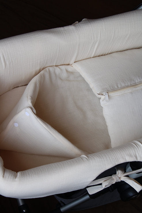 Sac panier en gaze brute