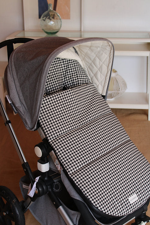 Sac de siège pour poussette classique Vichy