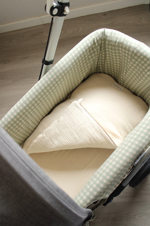 Saco Bajera Cochecito Gasa CRUDA