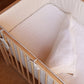 Saco Bajera de Cuna 70 x 140 Gasa Blanca