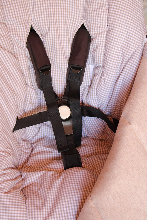 Saco Silla Cochecito Vichy Gris