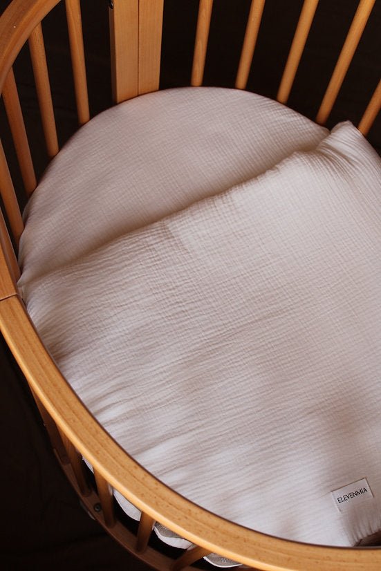 Saco Bajera de MINI CUNA Stokke Gasa Cruda