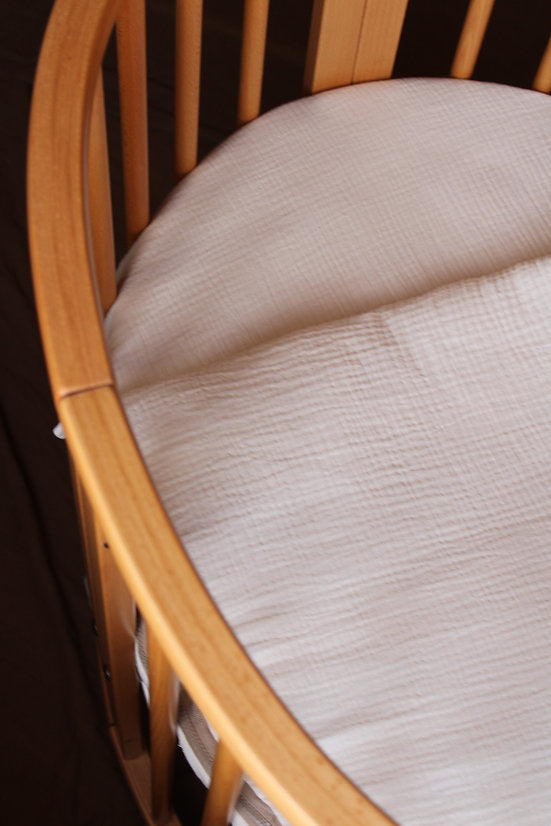 Saco Bajera de MINI CUNA Stokke Gasa Cruda