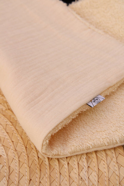 Beige Muslin Drool Pad