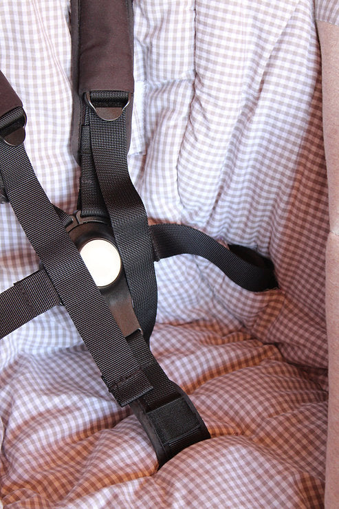 Saco Silla Cochecito Vichy Gris