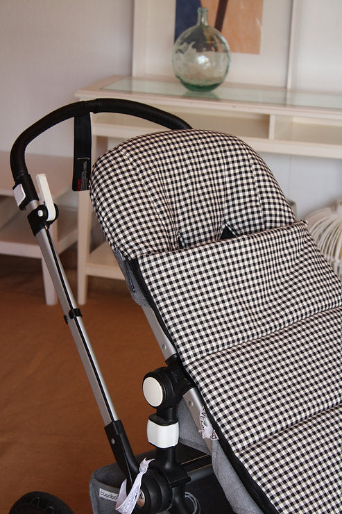 Sac de siège pour poussette classique Vichy