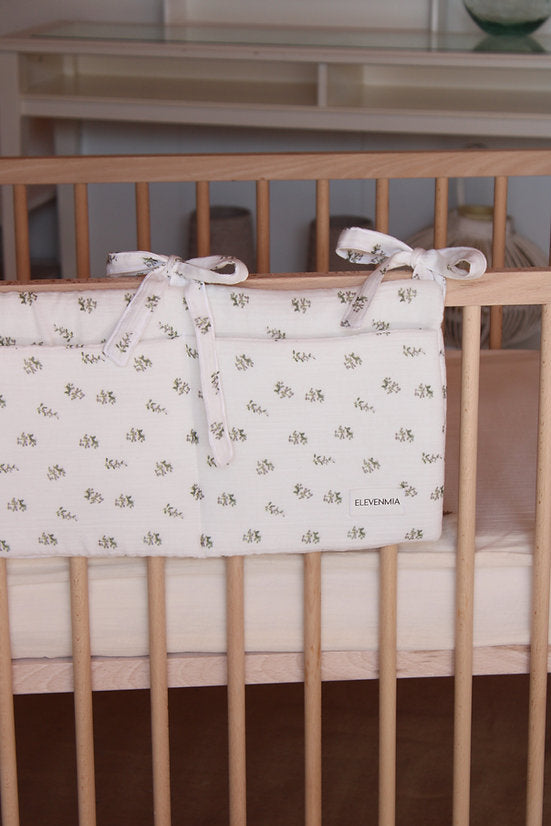 Organizador de cuna Gasa Estampada Flor