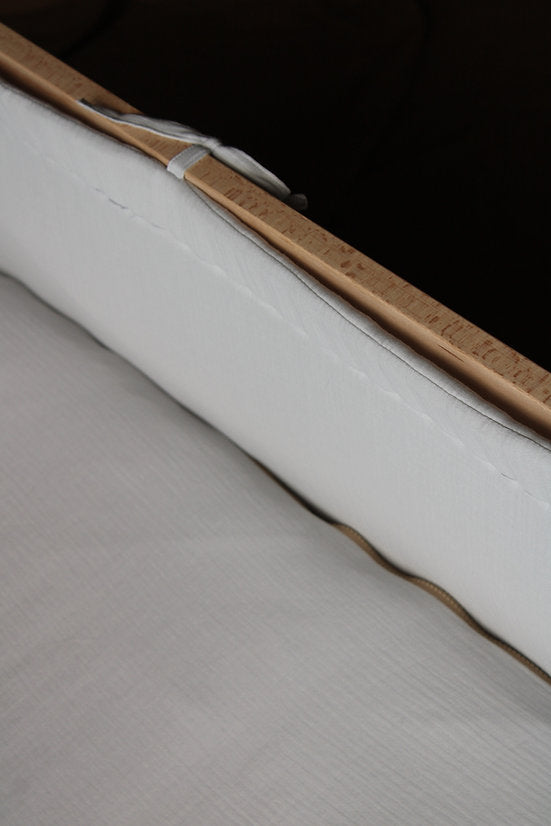 Grey Muslin Matress Crib Bag 70x140