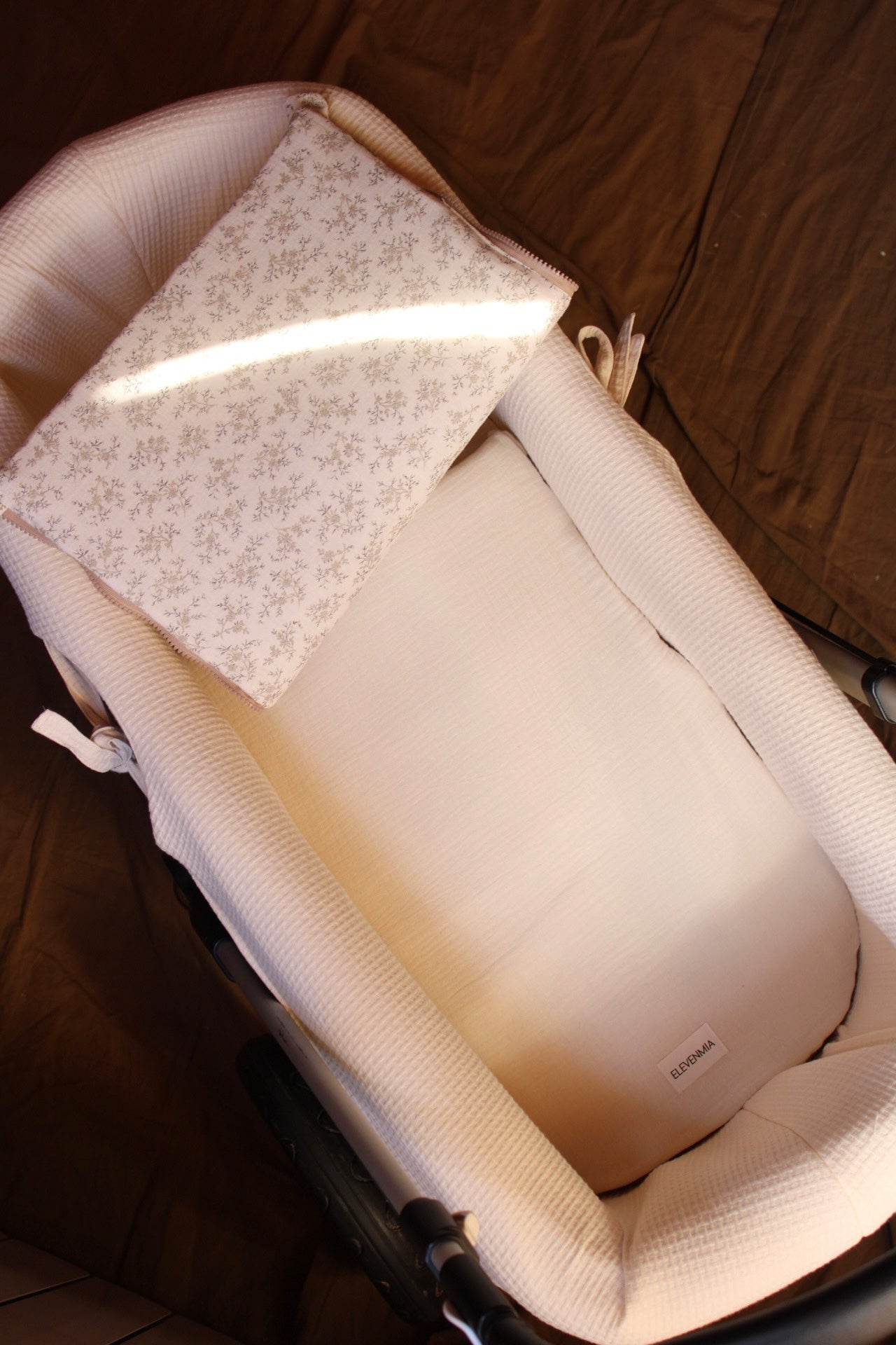 Saco Bajera Cochecito Gasa CRUDA