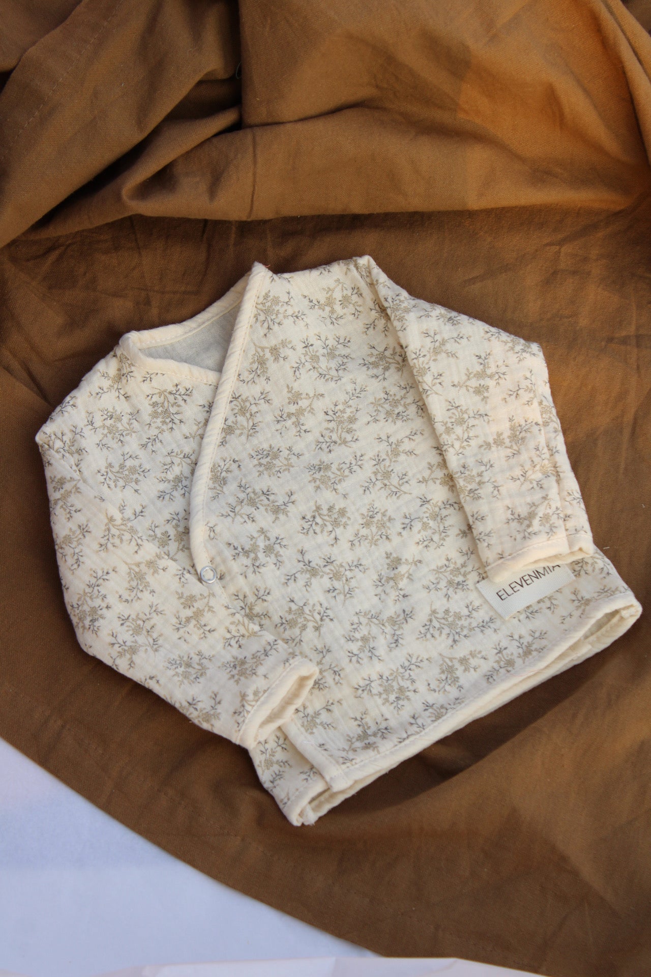 Chemisier portefeuille en mousseline Mia