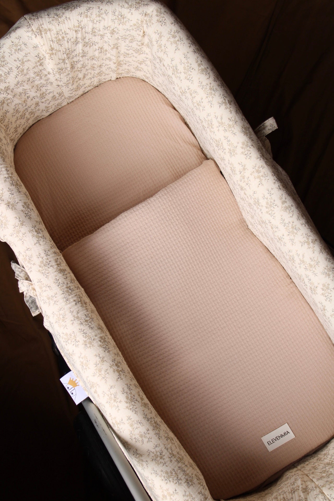 Carrycot Mattress Pad Sack Stone Brown Arpi