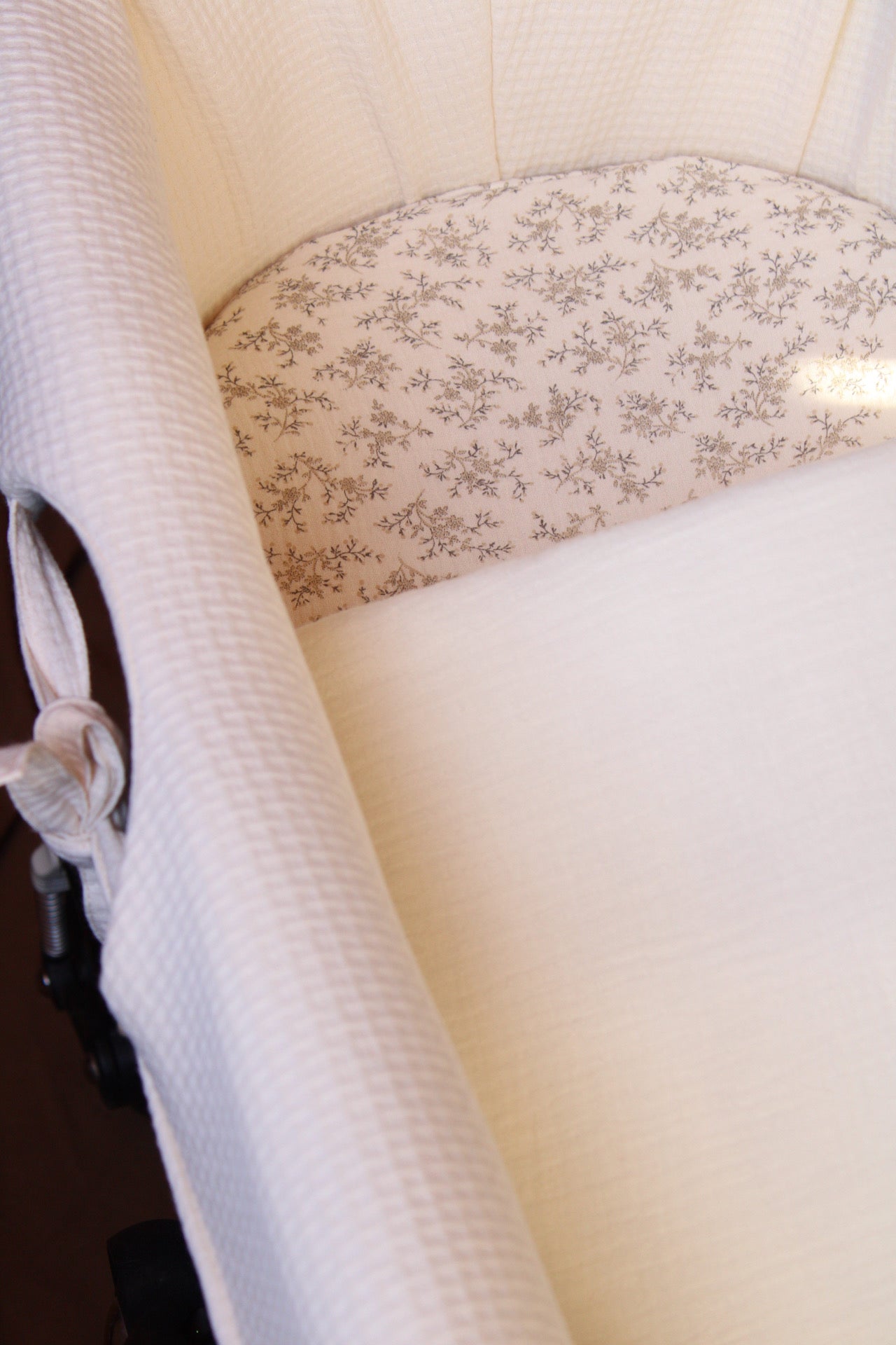 Vestidura Cochecito Arpi Crudo + Gasa Cruda reversible