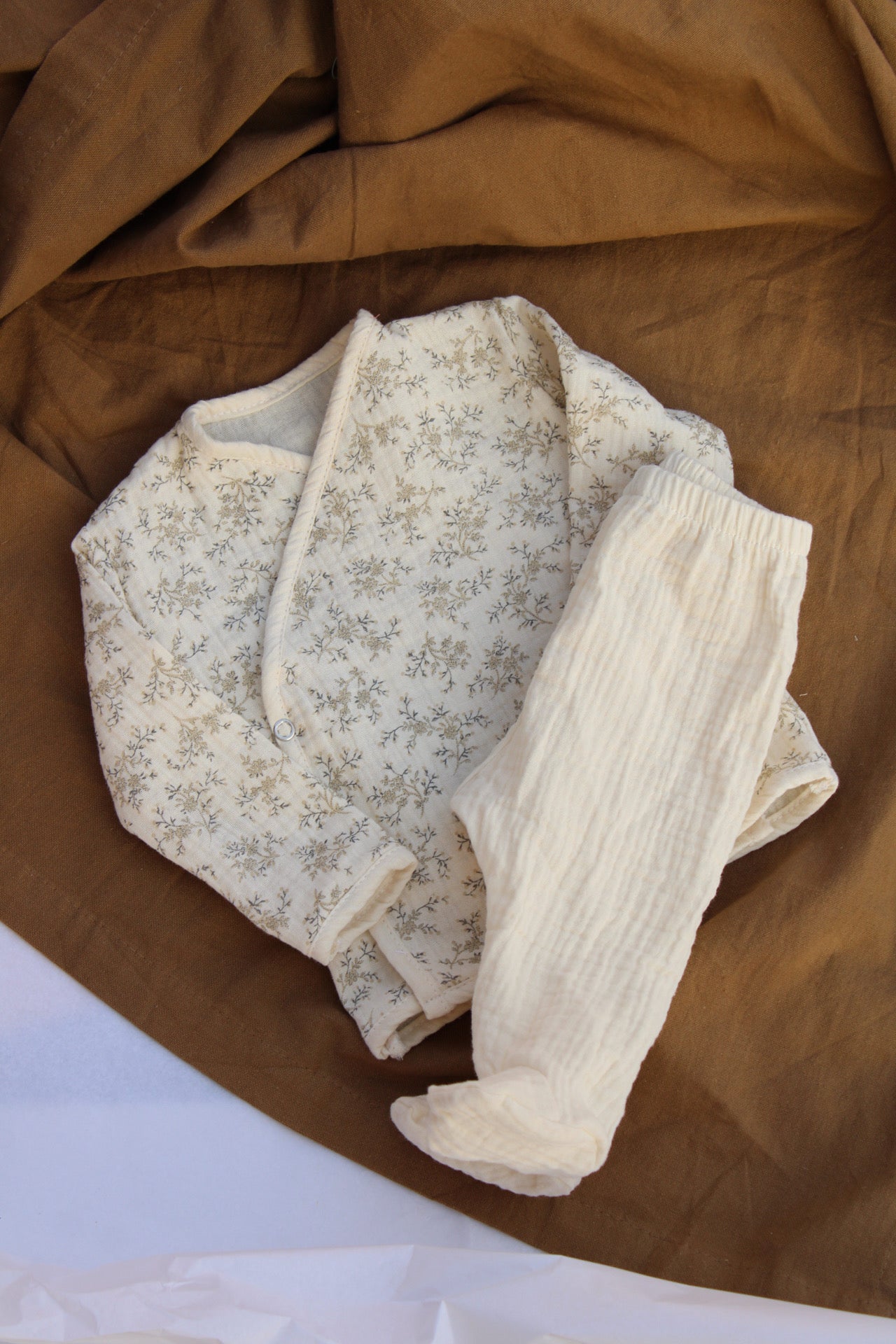 Chemisier portefeuille en mousseline Mia