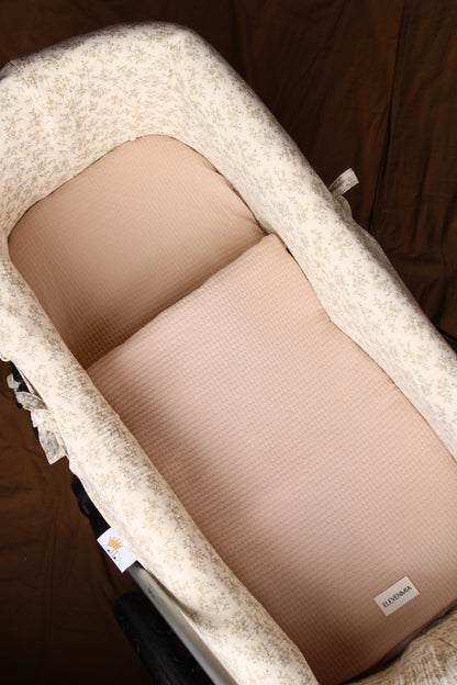 Carrycot Mattress Pad Sack Stone Brown Arpi