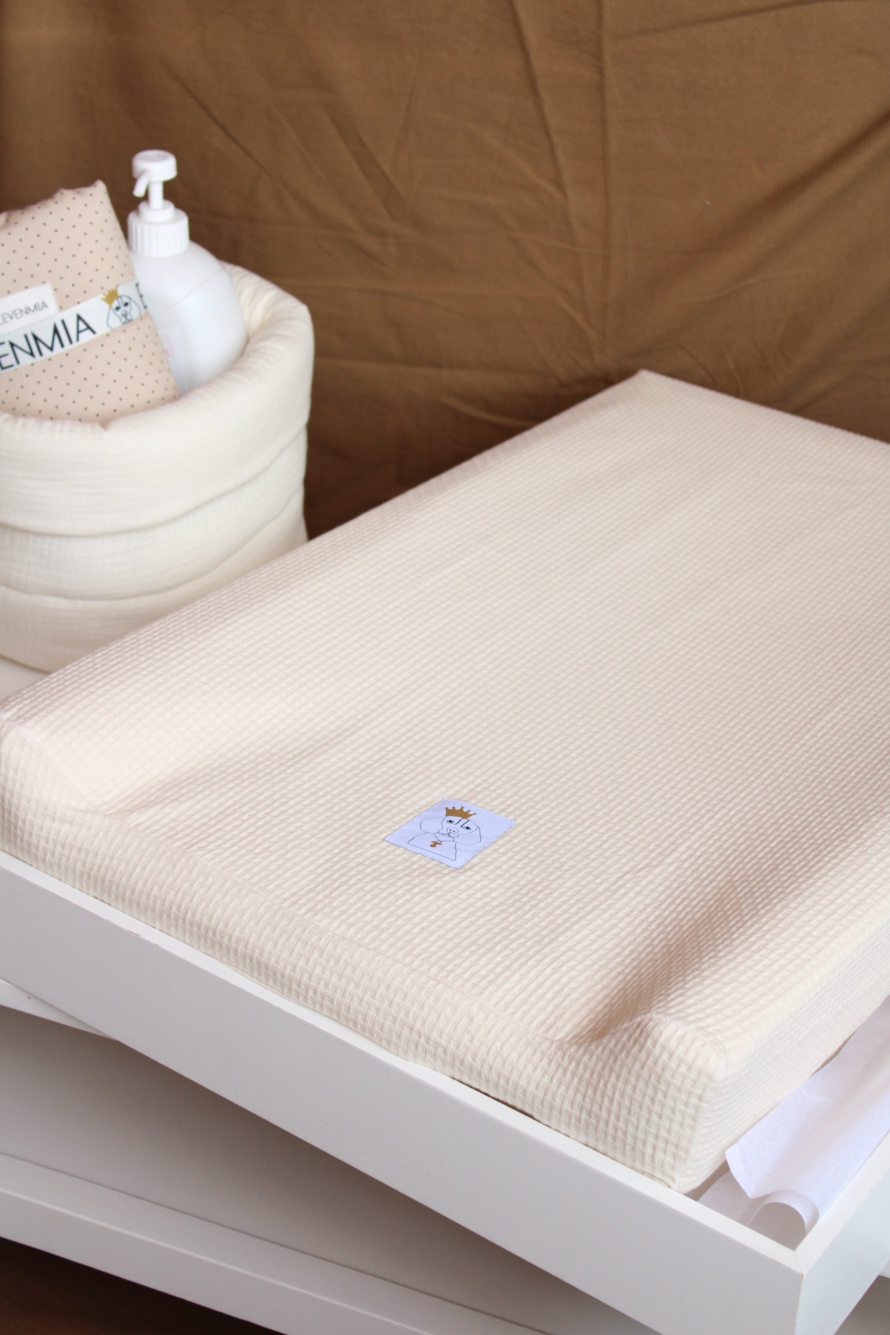 Housse de matelas à langer Arpi Crudo