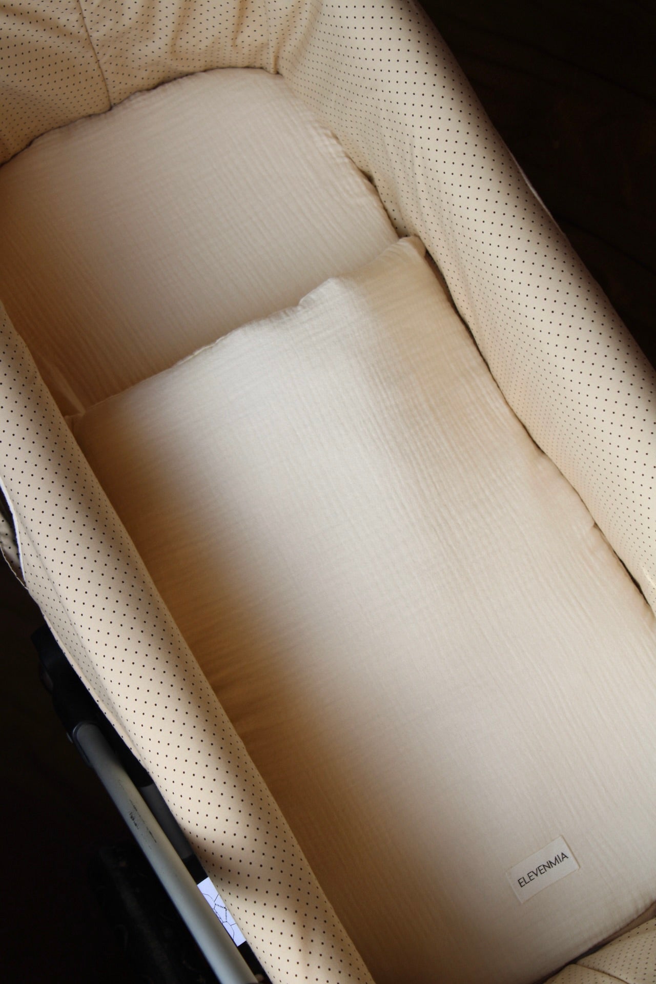 Vestidura Cochecito Dotty + Gasa Cruda