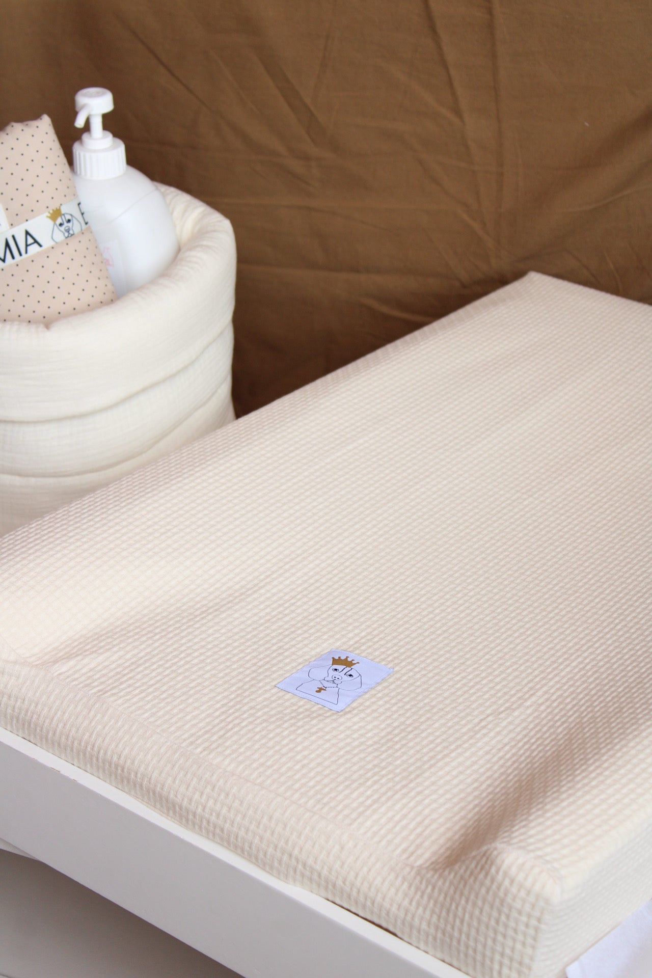 Housse de matelas à langer Arpi Crudo